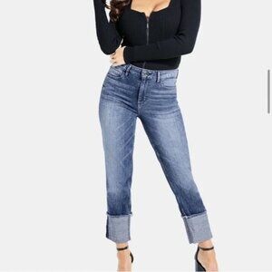 4/$15 GUESS Women’s 1981 Rolled Cuff  Skinny Jeans 28